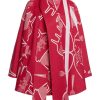 Women Thebe Magugu Outerwear | Thebe Magugu-Basotho Bow Front Cape: Pink