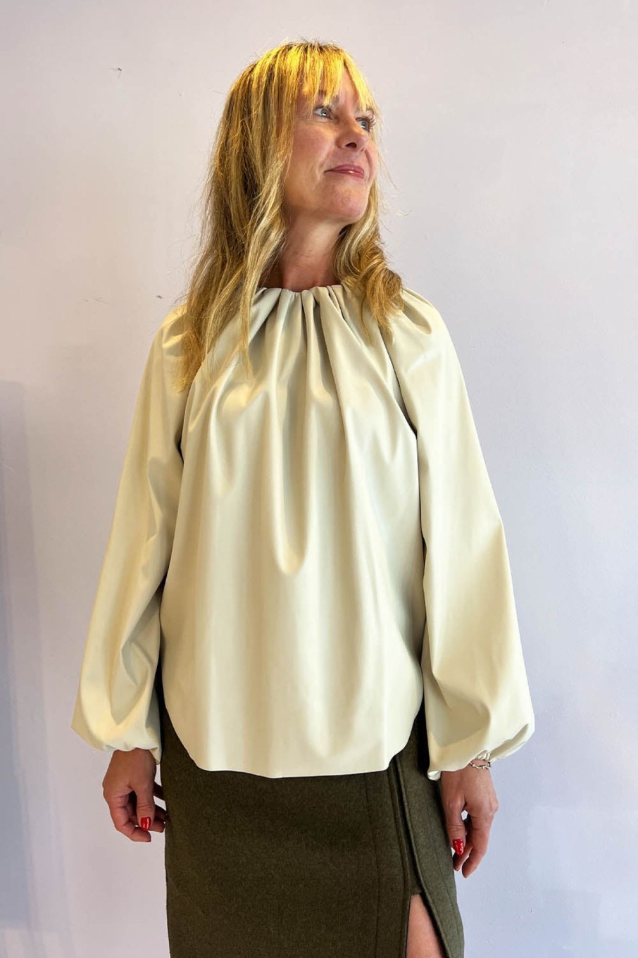 Women Rachel Comey Tops | Rachel Comey-Boyd Top: Bone