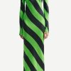 Women Samsoe Samsoe Dresses | Samsoe Samsoe-Alina Dress: Green Stripe