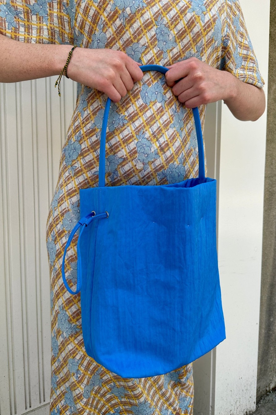 Women Mary Al Terna Bags | Mary Al Terna-Wrapping Tote: Light Blue