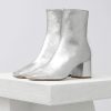 Women Souliers Martinez | Souliers Martinez-Tierra Boot: Silver