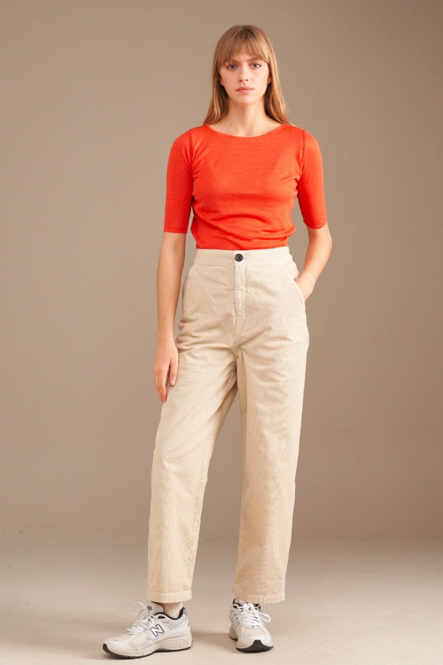 Women Bellerose Pants & Shorts | Bellerose-Pasop Pants: Rice