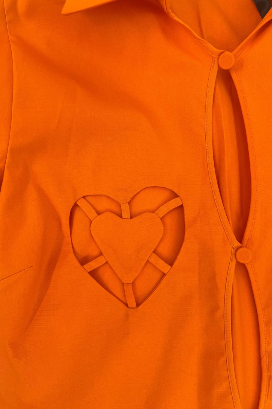 Women Vivetta Tops | Vivetta-Heart Cut Out Top: Orange