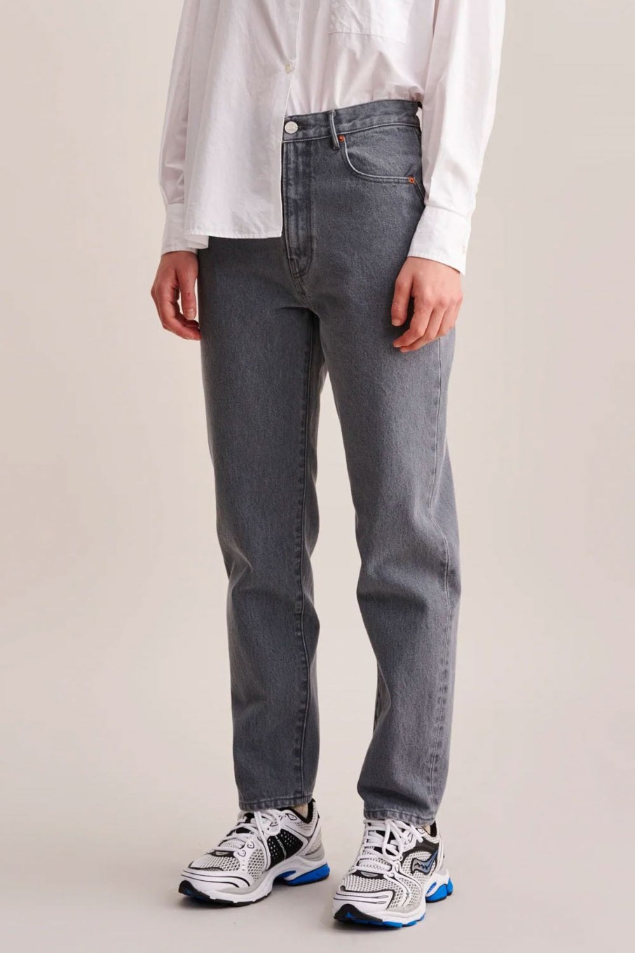 Women Bellerose Pants & Shorts | Bellerose-Perkins Jeans: Grey Bleach