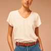 Women Soeur Tops | Soeur-Dominique T-Shirt : Beige