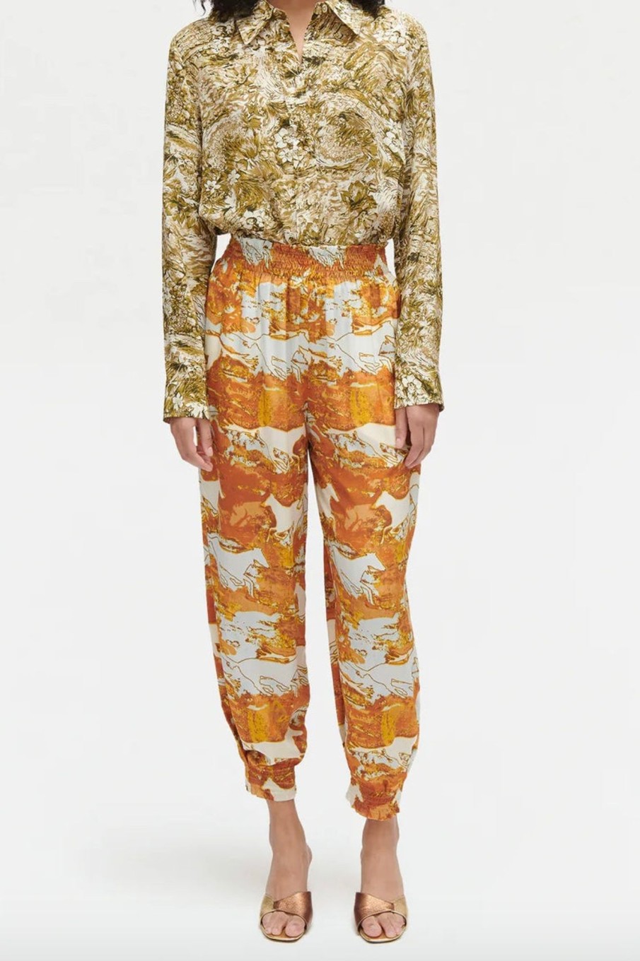 Women Rachel Comey Pants & Shorts | Rachel Comey-Nile Pant: Orange