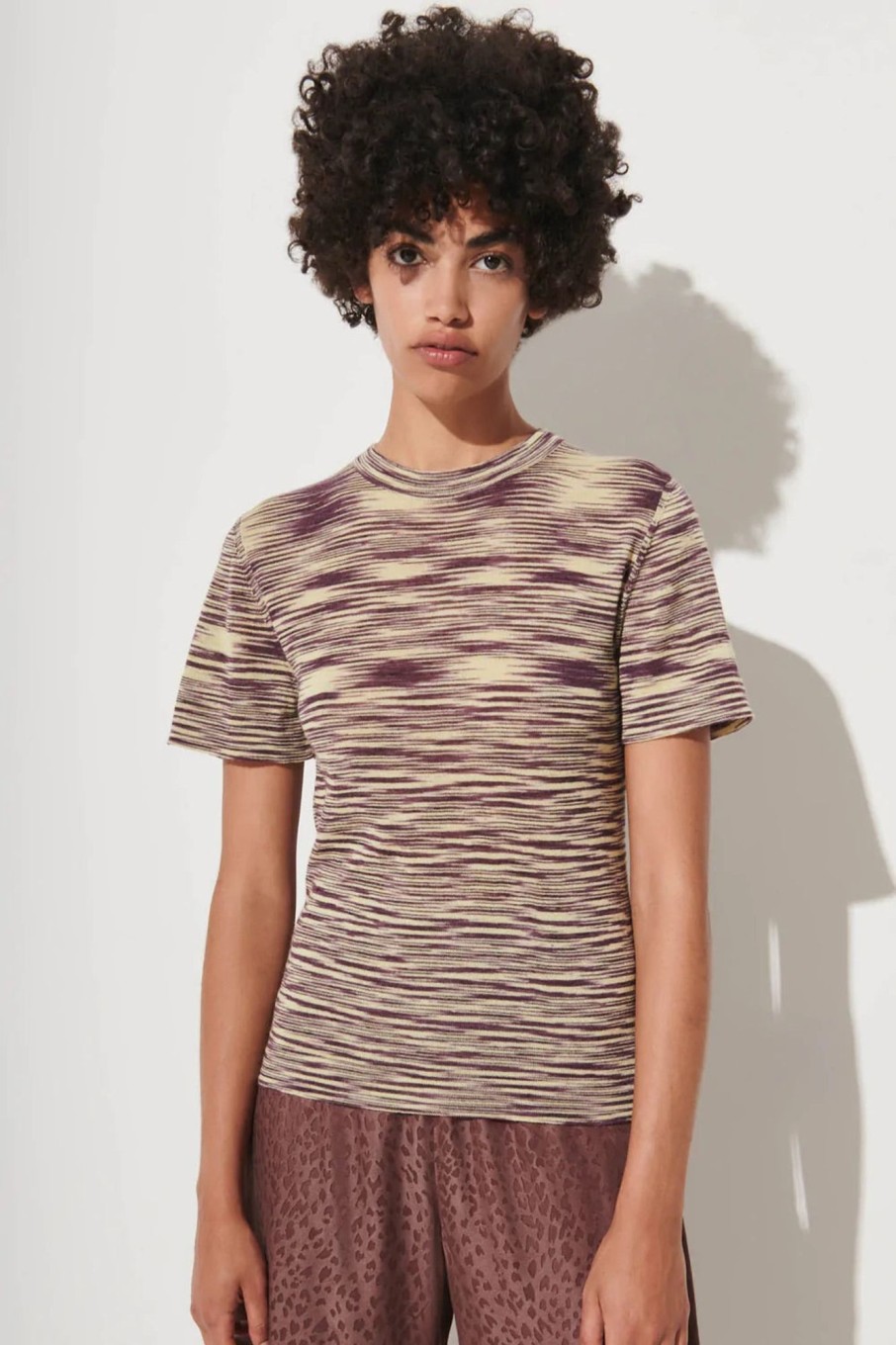 Women Rachel Comey Tops | Rachel Comey-Dunlop Top: Purple Multi