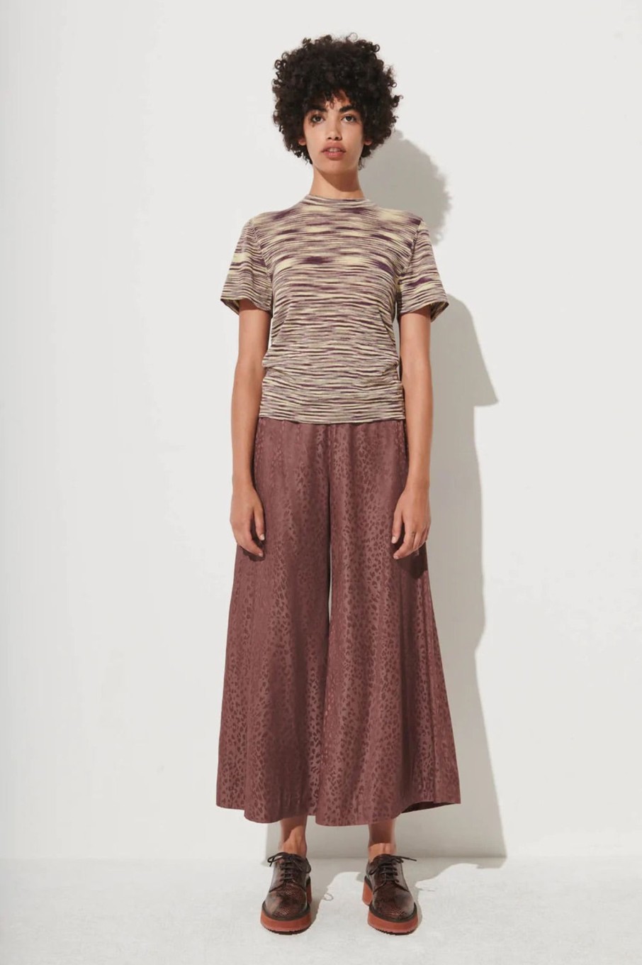 Women Rachel Comey Tops | Rachel Comey-Dunlop Top: Purple Multi