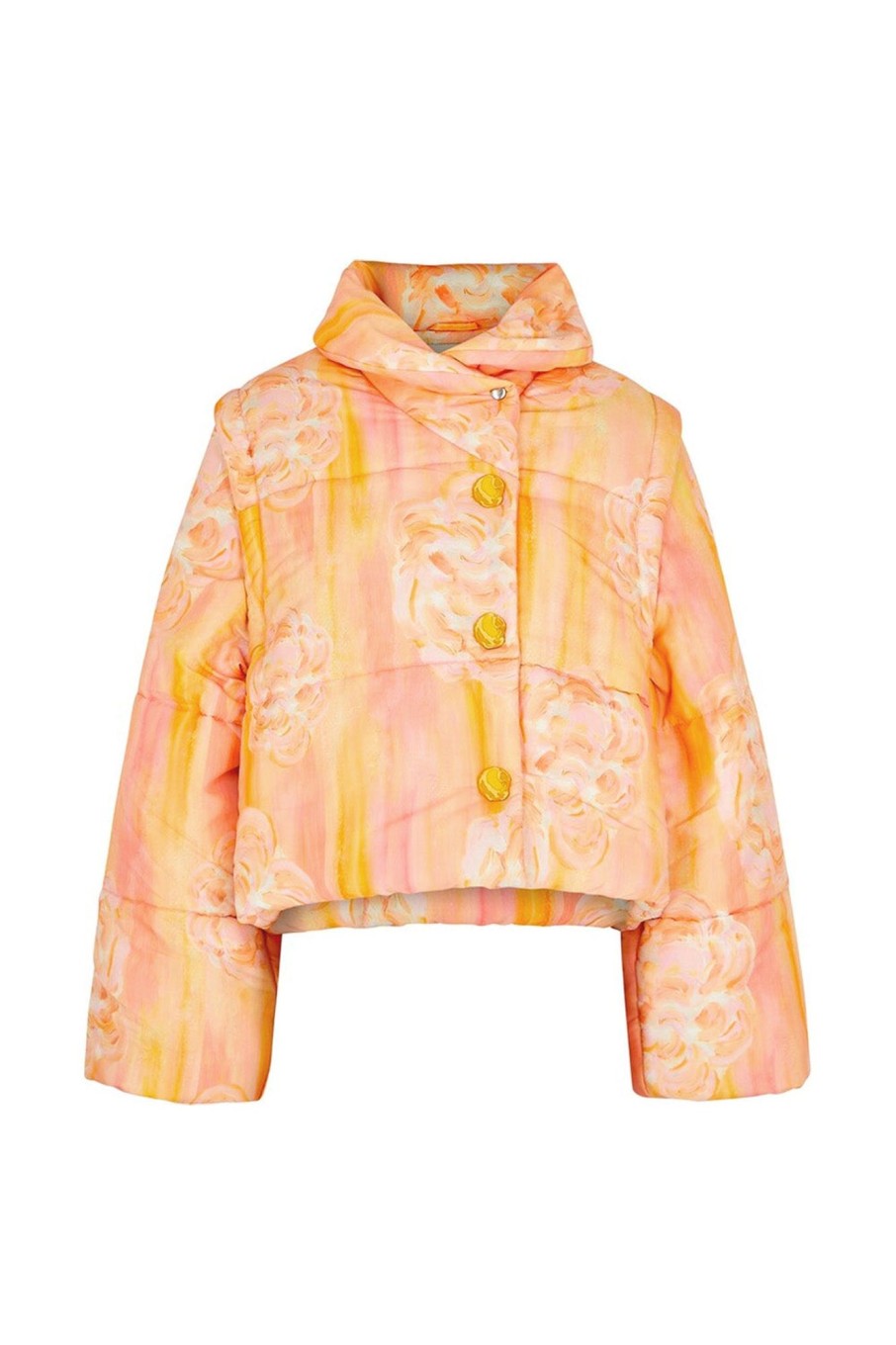 Women Helmstedt Outerwear | Helmstedt-Aga Jacket: Peach Skies