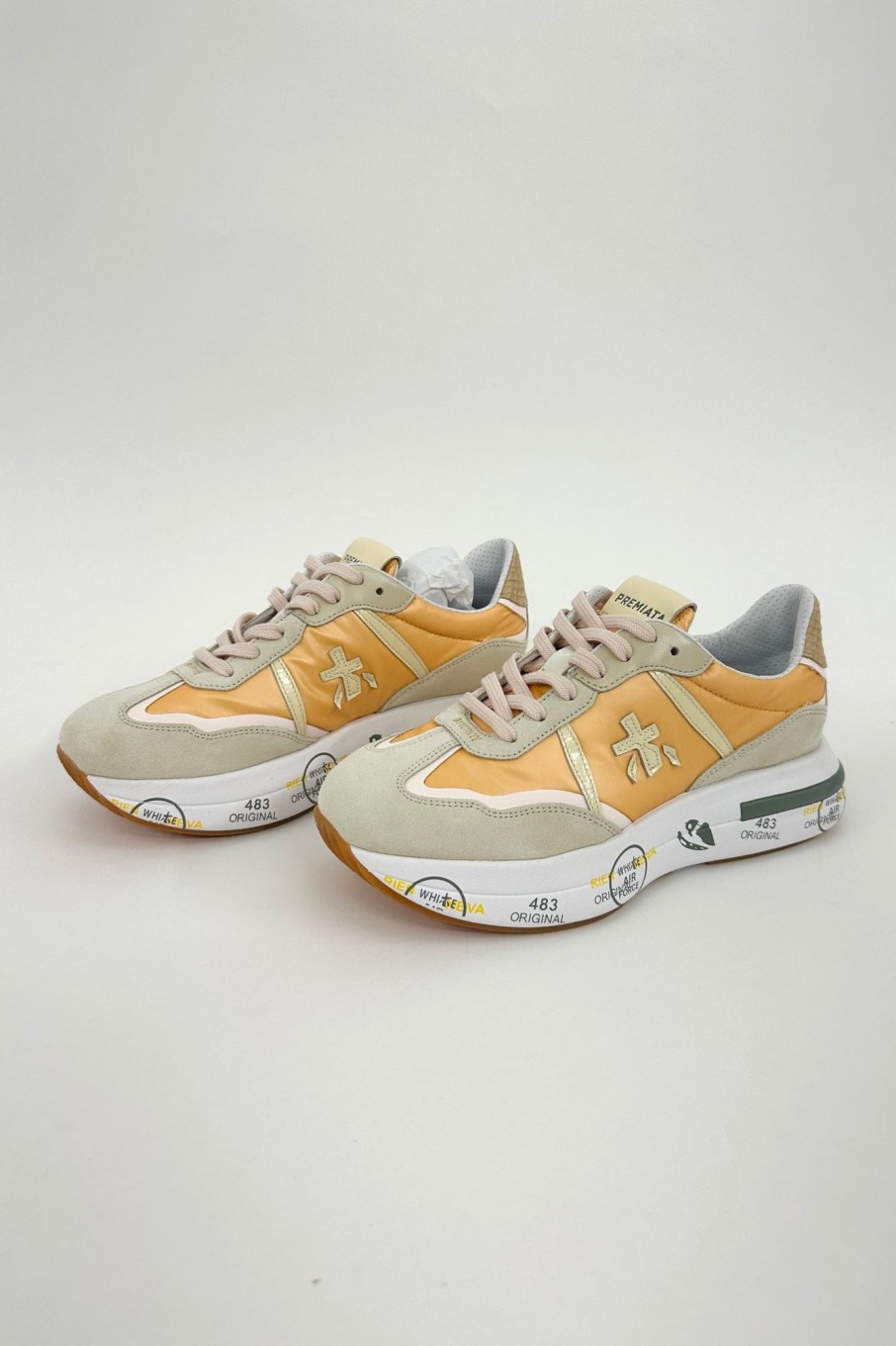 Women Premiata | Premiata-Cassie Sneaker: Orange