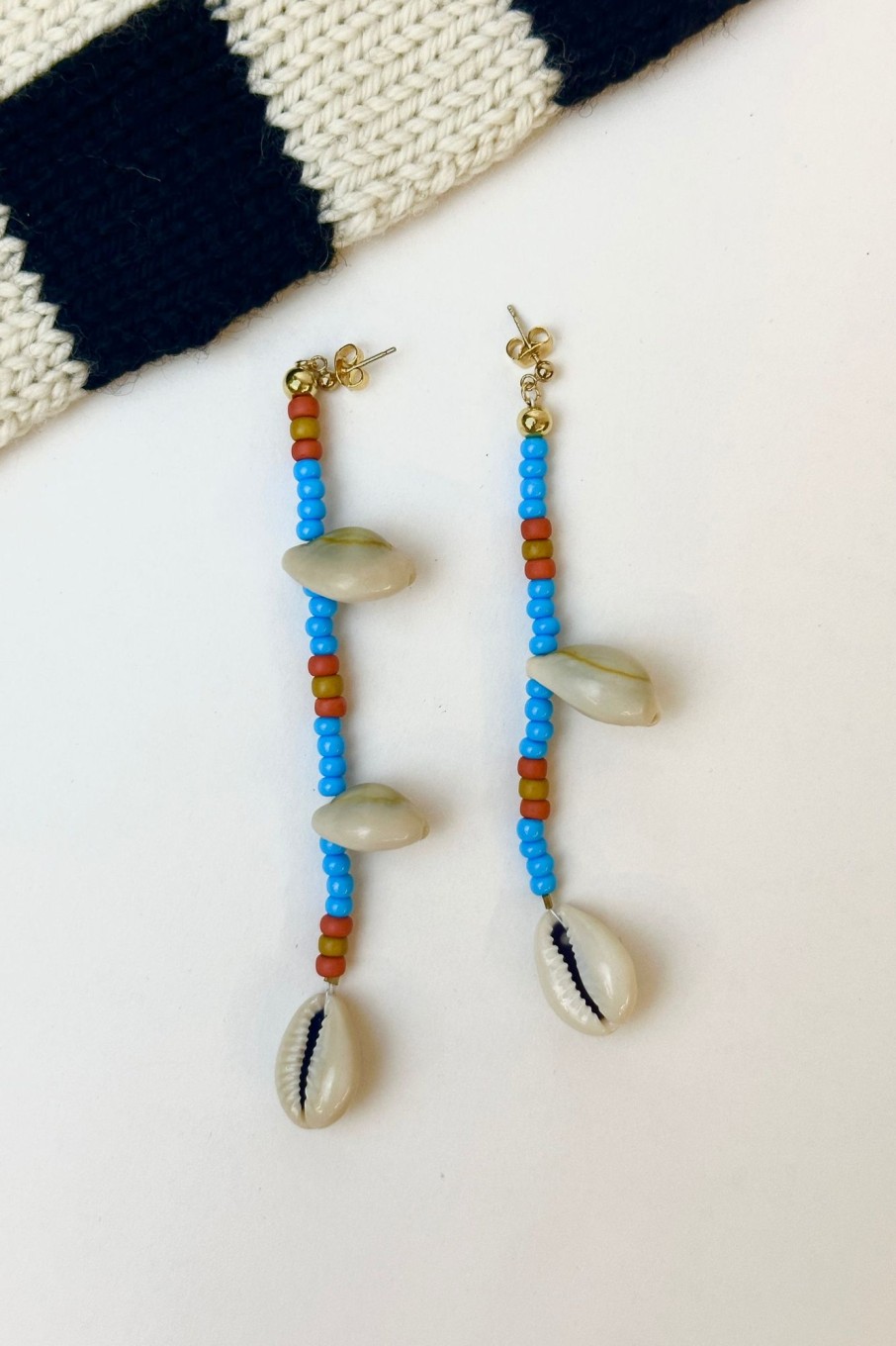 Women Briwok Jewellery Jewelry | Briwok-Surf Earrings: Seead Bead