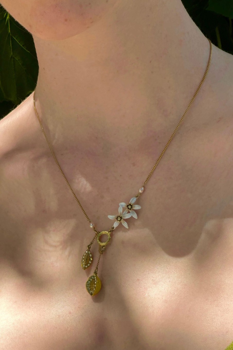 Women Les Nereides Jewelry | Les Nereides-Lemon And Blossoms Necklace