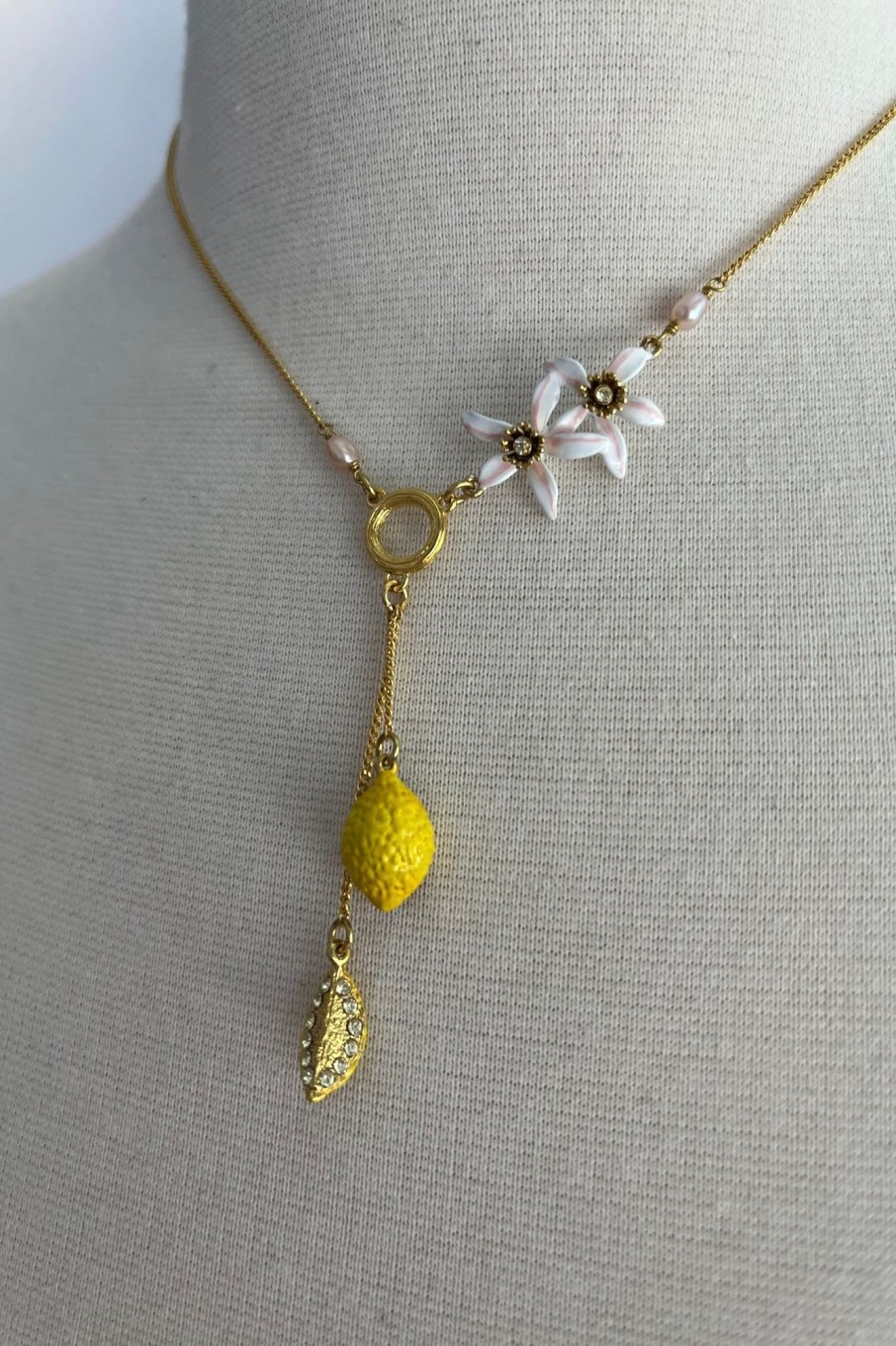 Women Les Nereides Jewelry | Les Nereides-Lemon And Blossoms Necklace