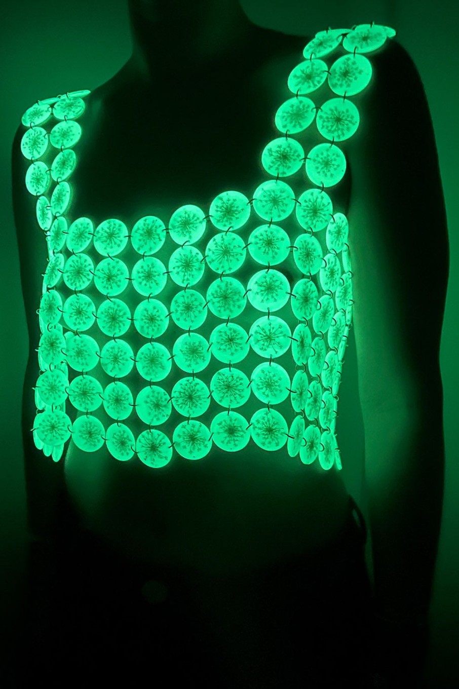 Women Dauphinette Tops | Dauphinette-Glow In The Dark Chainmaille Top