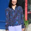 Women Rachel Comey Tops | Rachel Comey-Asteras Top: Blue