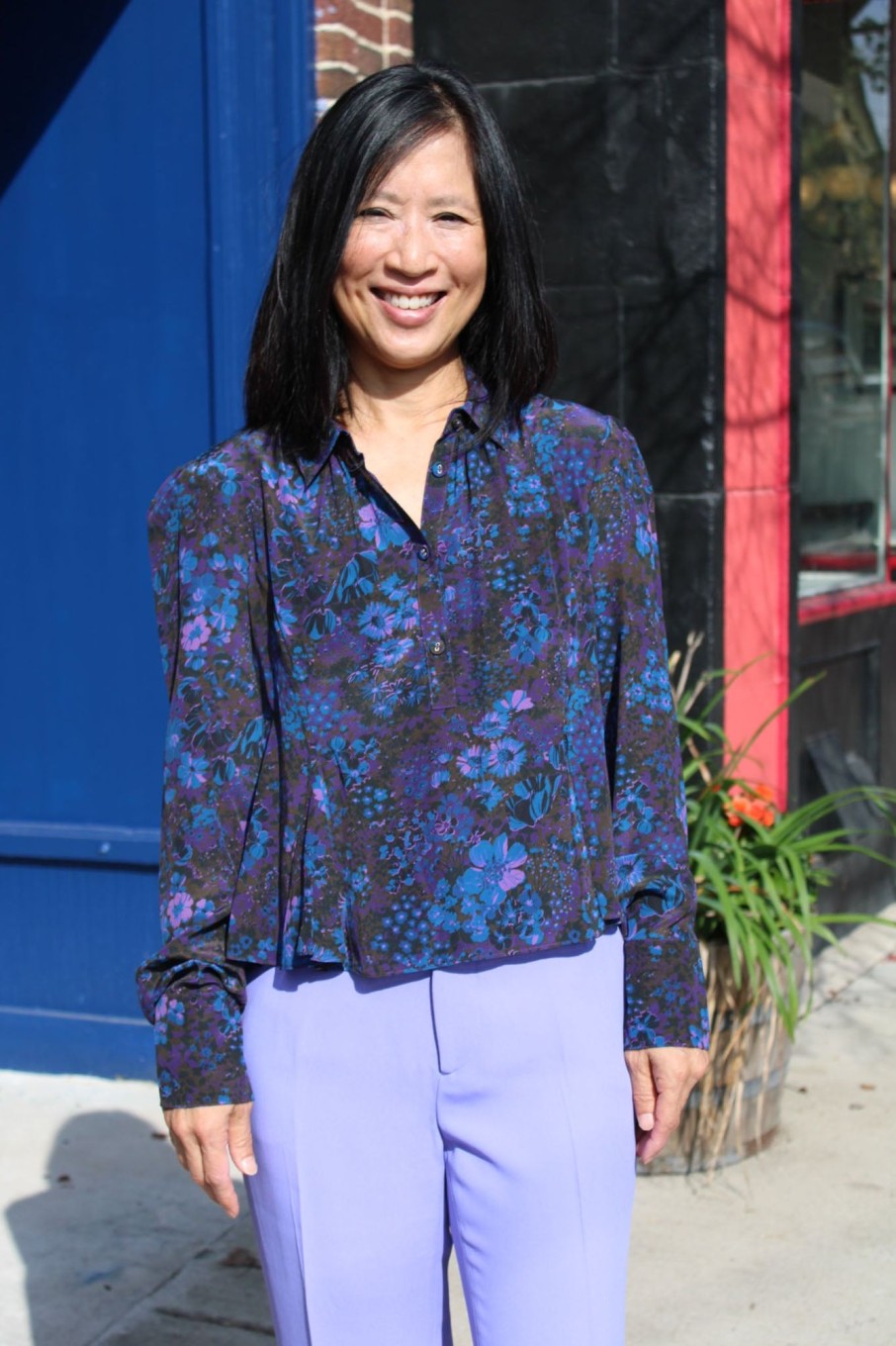 Women Rachel Comey Tops | Rachel Comey-Asteras Top: Blue