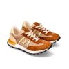 Women Premiata | Premiata: John Low D Sneakers: Brown Multi