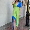 Women KkCo Dresses | Kkco-Creek Dress: Cerulean & Kelp