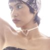 Women Madness Hats & Hair Accessories | Madness-Mesh Bandana: Nude & Black