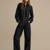 Women Bellerose Jumpsuits & Rompers | Bellerose-Poster Jumpsuit: Black Stone