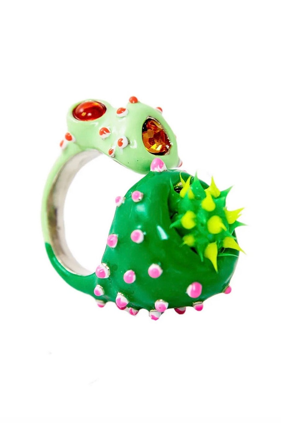 Women Collina Strada Jewelry | Collina Strada-Candy Pod Ring: Green