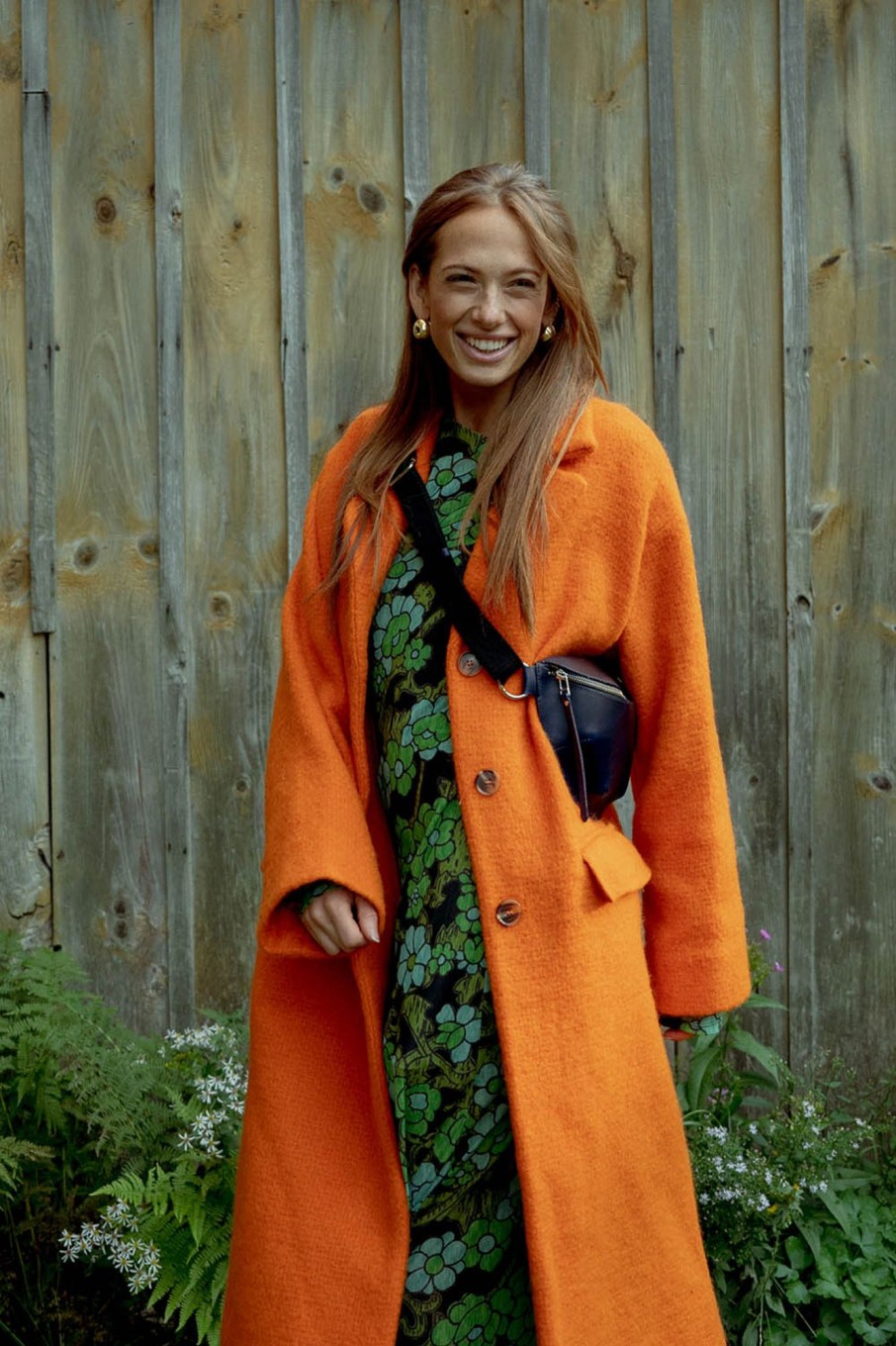 Women Ottod'ame Outerwear | Ottod'Ame-Coat: Orange