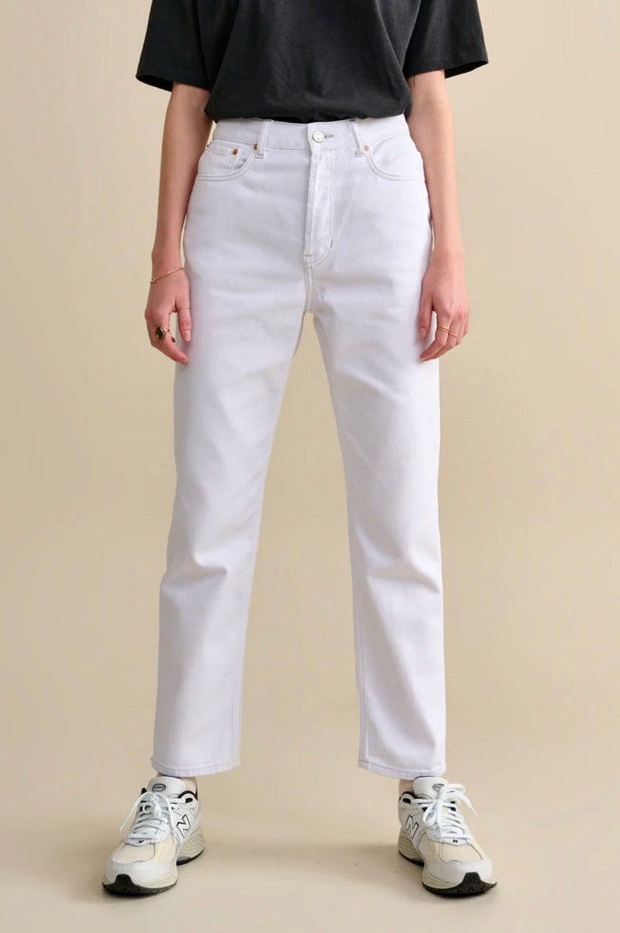 Women Bellerose Pants & Shorts | Bellerose-Pam Jeans: White