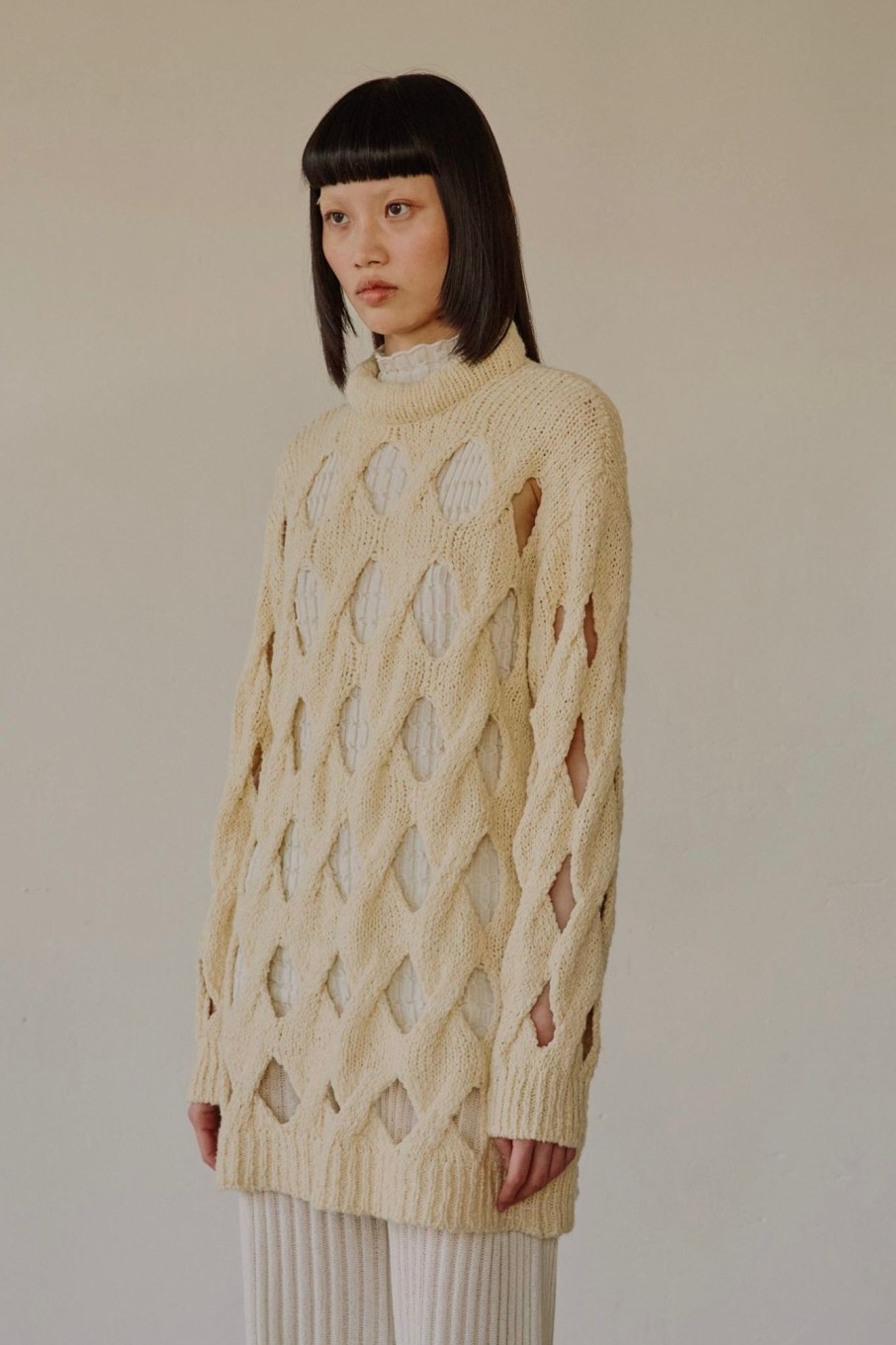 Women Rus Sweaters | Rus-Amu Sweater: Butter