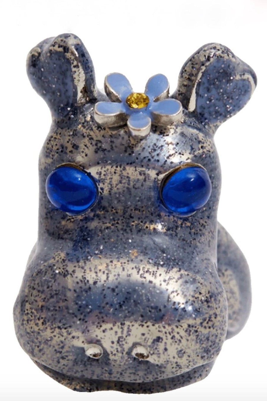 Women Collina Strada Jewelry | Collina Strada-Hippo Ring: Ice Blue Speck