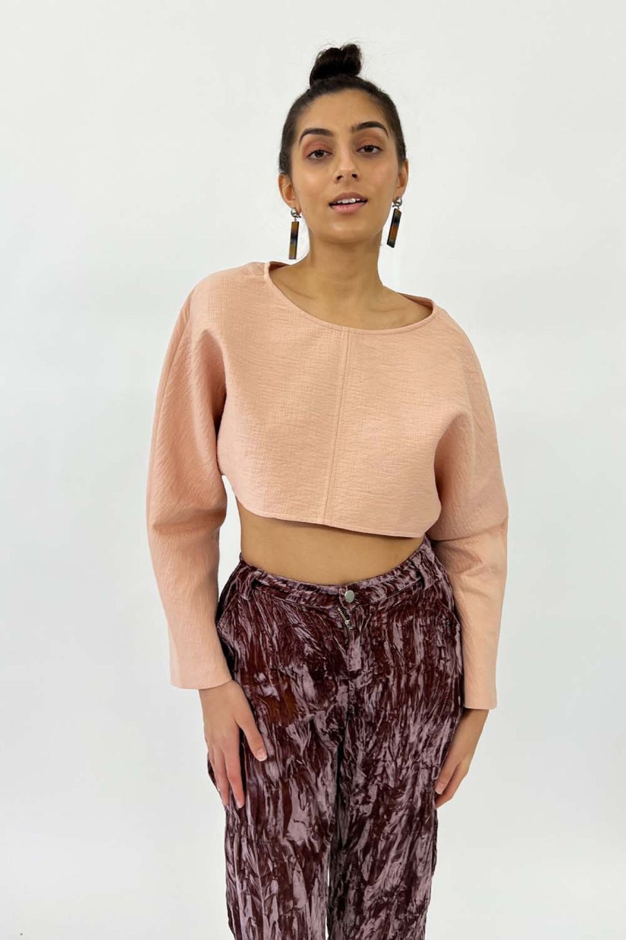 Women Rachel Comey Tops | Rachel Comey-Labriola Top: Blush