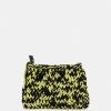 Women Essentiel Antwerp Bags | Essentiel Antwerp-Knitted Pouch: Black & Yellow