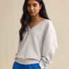 Women Bellerose Sweaters | Bellerose-Fellow Sweatshirt: Aster