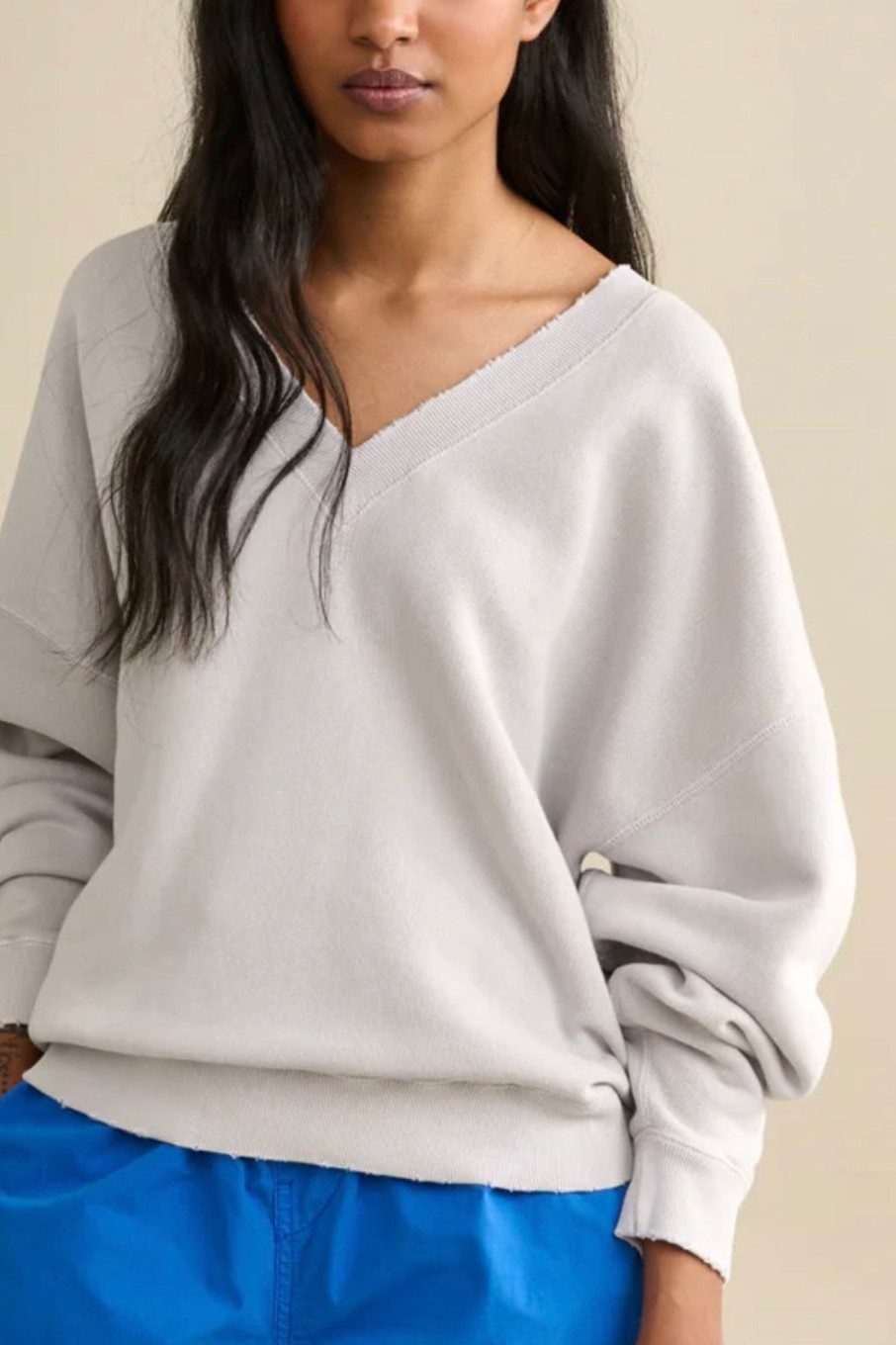 Women Bellerose Sweaters | Bellerose-Fellow Sweatshirt: Aster