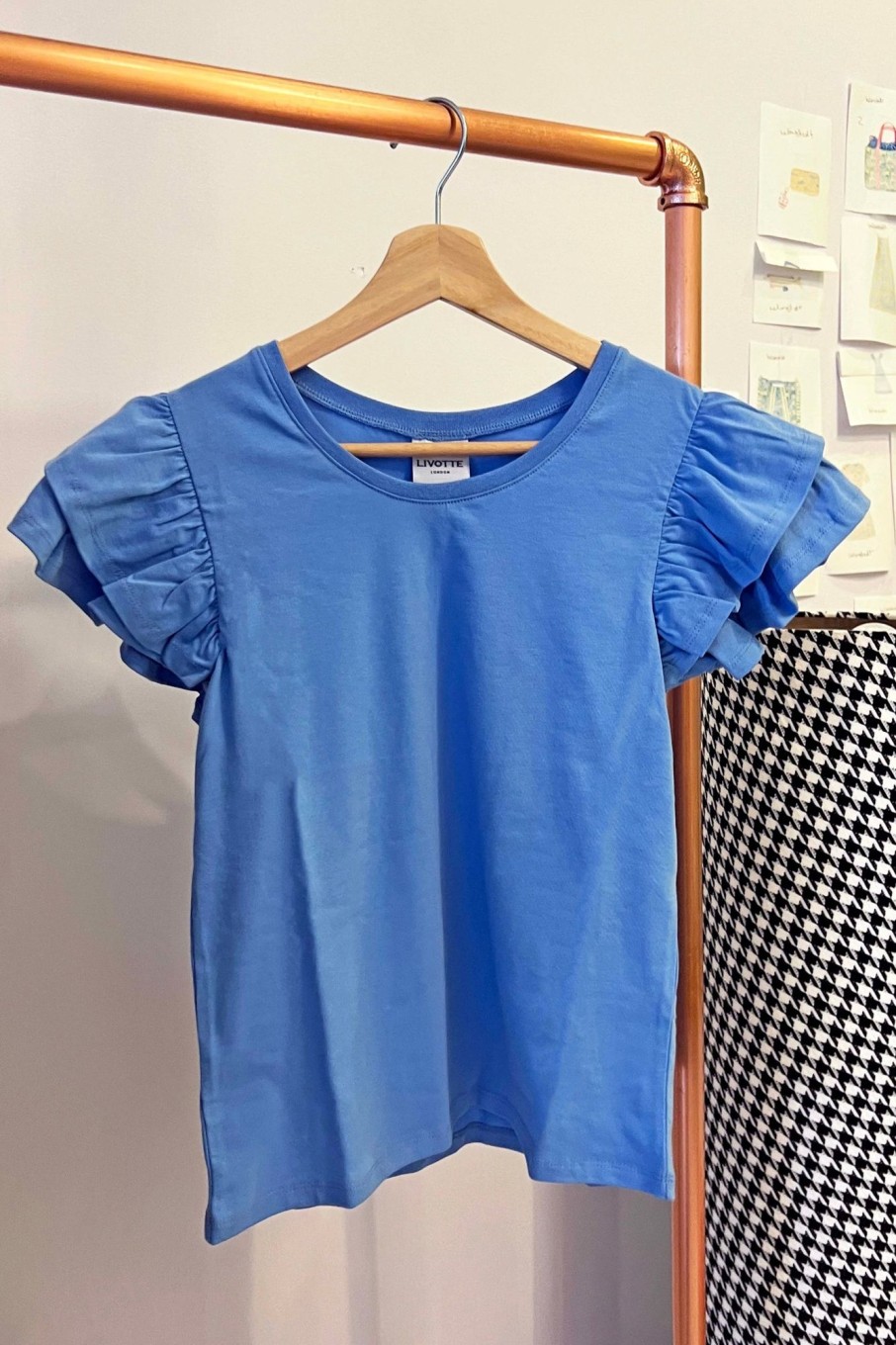 Women Livotte Tops | Livotte-Uma T Shirt: Blue