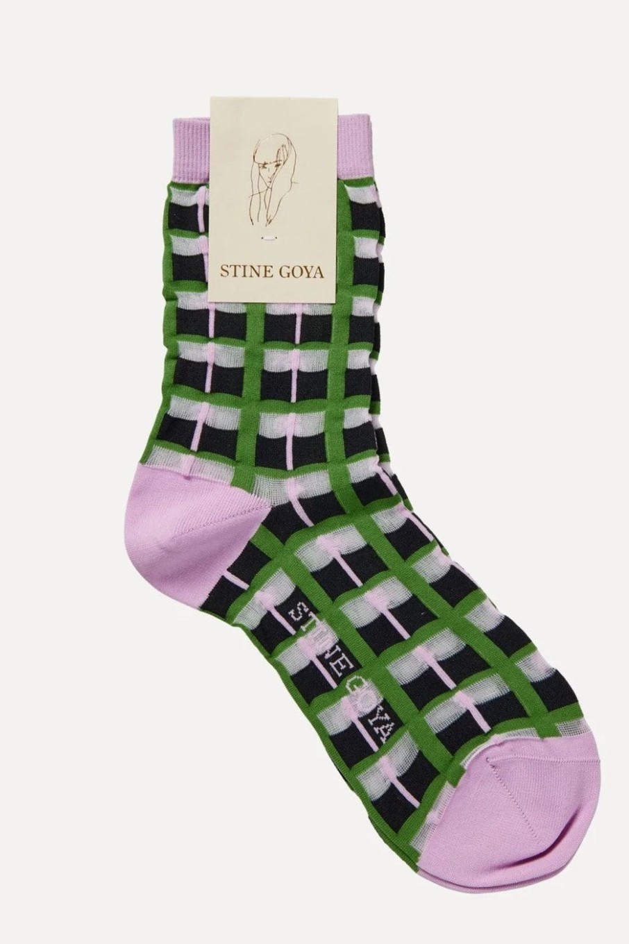 Women Stine Goya Socks & Tights | Stine Goya-Tilly Socks: Retro Check