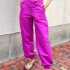 Women Fête Impériale Pants & Shorts | Fete Imperiale-Bernadette Trousers: Fuchsia