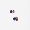 Women Rachel Comey Jewelry | Rachel Comey-Glint Stud: Purple