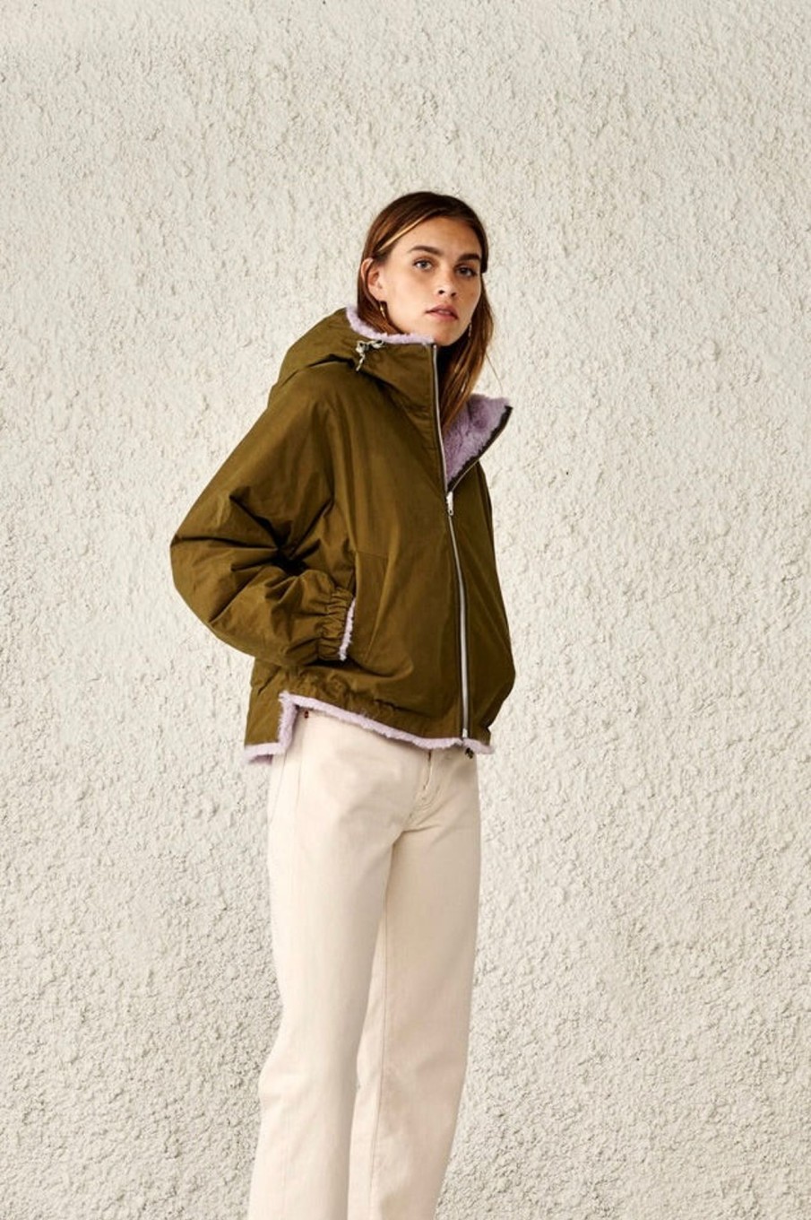 Women Bellerose Outerwear | Bellerose-Loud Jacket: Military Green