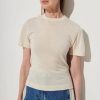 Women Rachel Comey Tops | Rachel Comey-Dunlop Top: Ecru