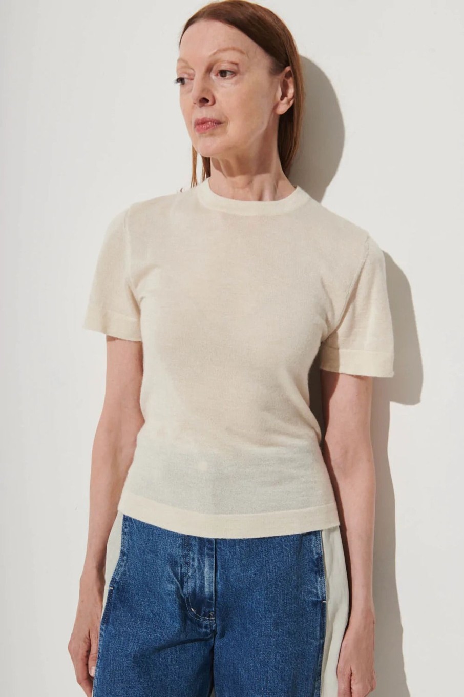 Women Rachel Comey Tops | Rachel Comey-Dunlop Top: Ecru