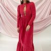 Women Manoush Dresses | Manoush-Bijou Princess Long Dress: Pink