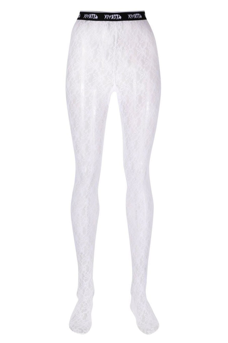 Women Vivetta Socks & Tights | Vivetta-Lace Tights: White