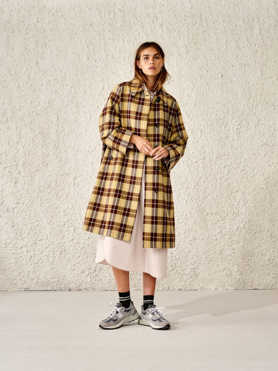 Women Bellerose Outerwear | Bellerose-Coline Coat: Check