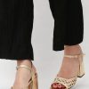 Women Souliers Martinez | Souliers Martinez-Capri Woven Chunky Block Heel: Oxido