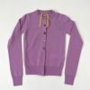 Women No. 21 Sweaters | No. 21-Cardigan: Lilac