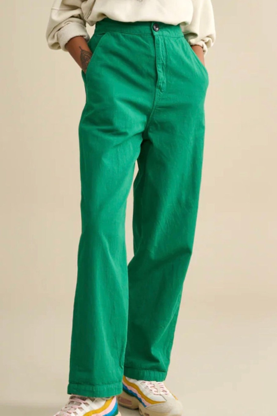 Women Bellerose Pants & Shorts | Bellerose-Pasop Pants: Mojito