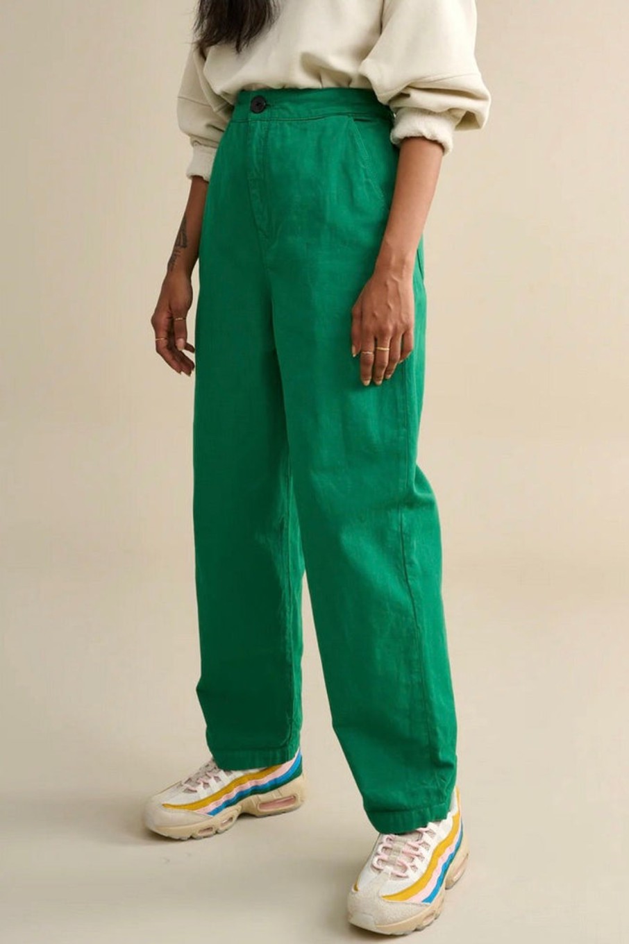 Women Bellerose Pants & Shorts | Bellerose-Pasop Pants: Mojito