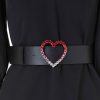 Women Vivetta Belts | Vivetta-Heart Belt: Black