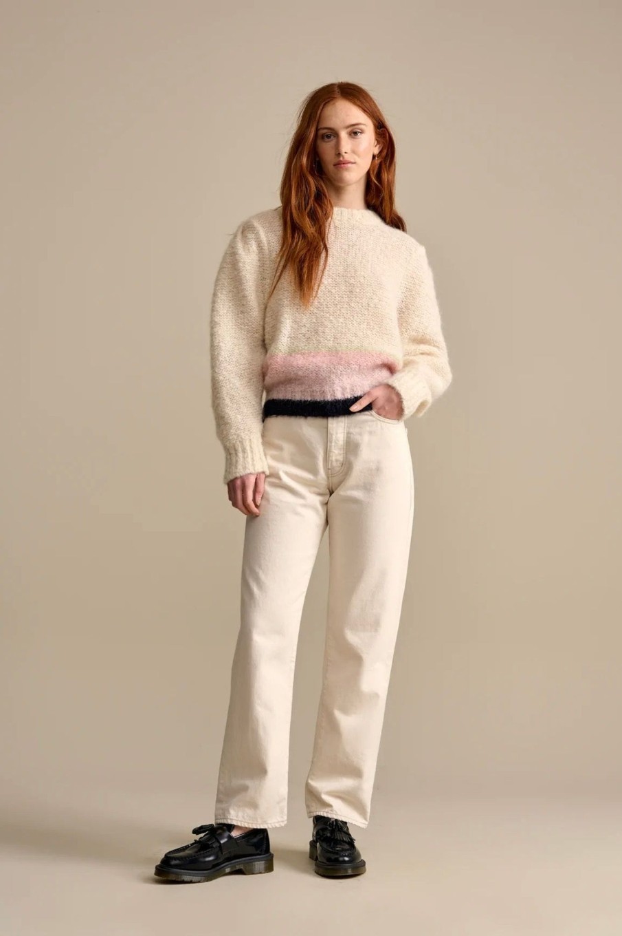 Women Bellerose Sweaters | Bellerose-Nilas Sweater: Milky Way