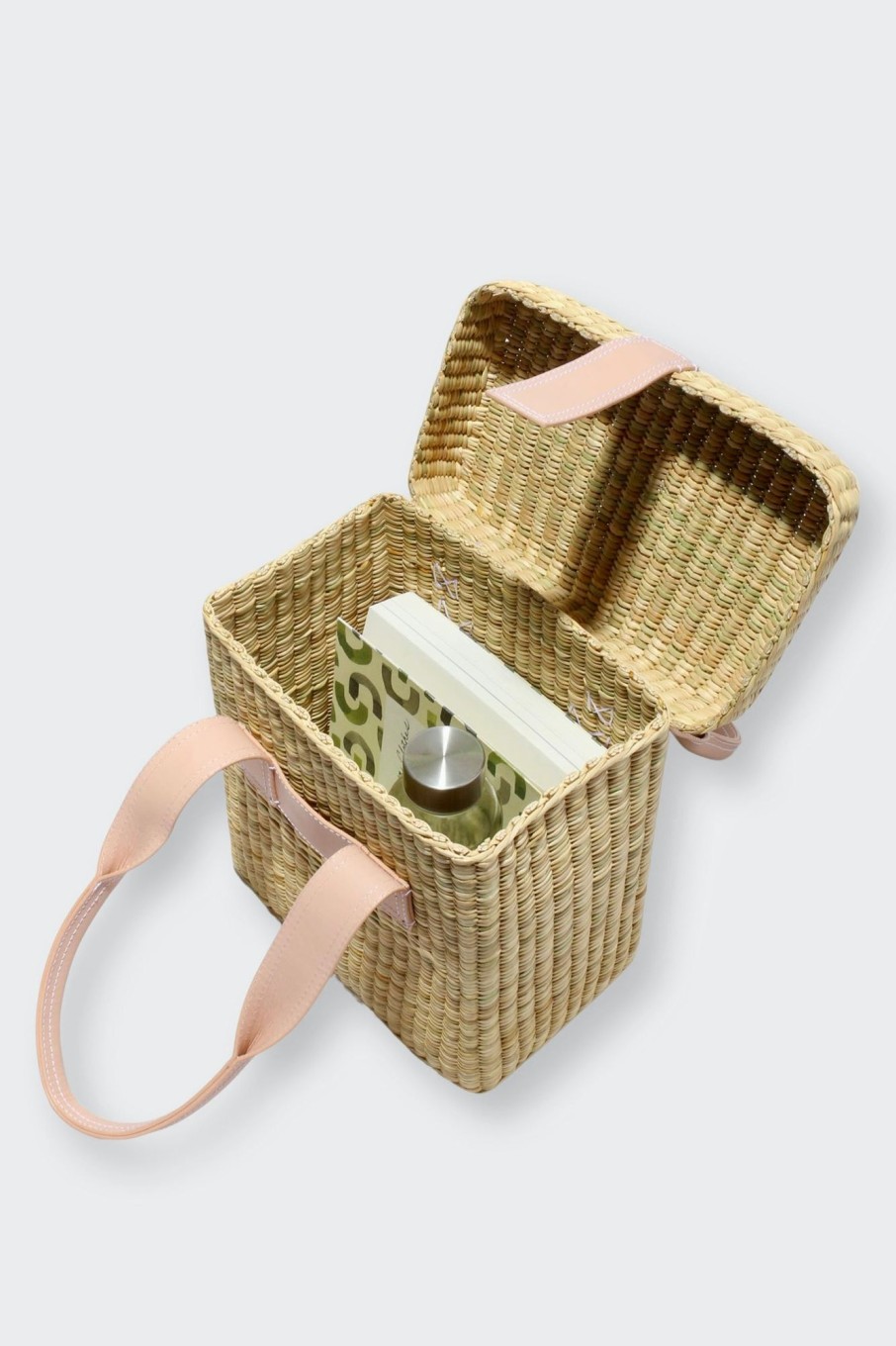 Women Rachel Comey Bags | Rachel Comey-Mini Straw Picnic Tote: Natural